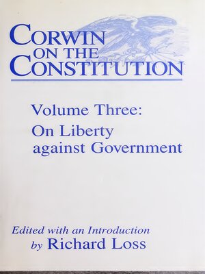 cover image of Corwin on the Constitution